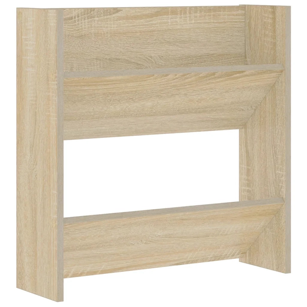 Scarpiera a Muro Rovere Sonoma 60x18x60 cm in Truciolato cod mxl 40839