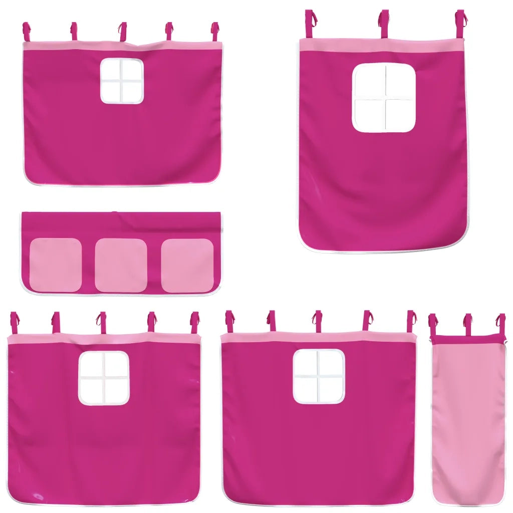 Tende per Letto a Soppalco Rosa in Poliestere 835915