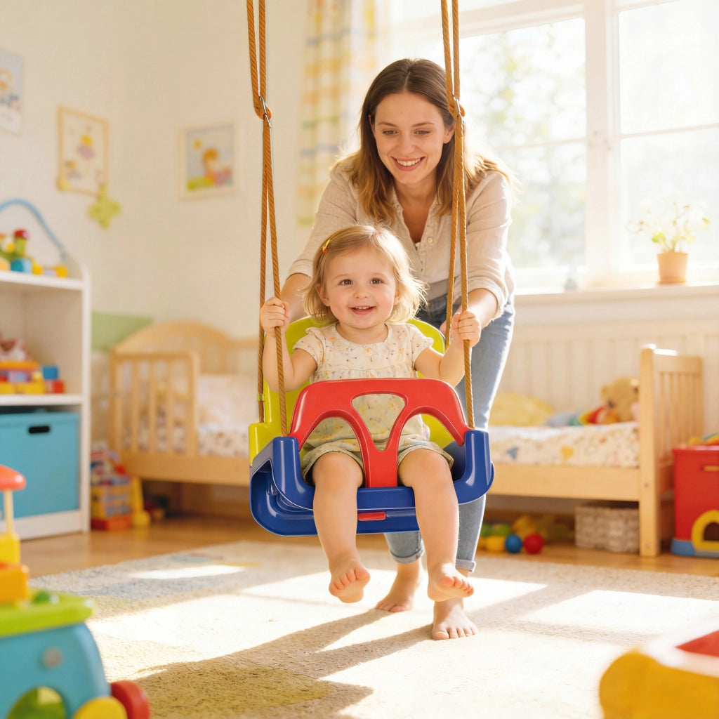 Altalena per bambini 3 in 1 ¨C zephmum ¨C Blu scuro