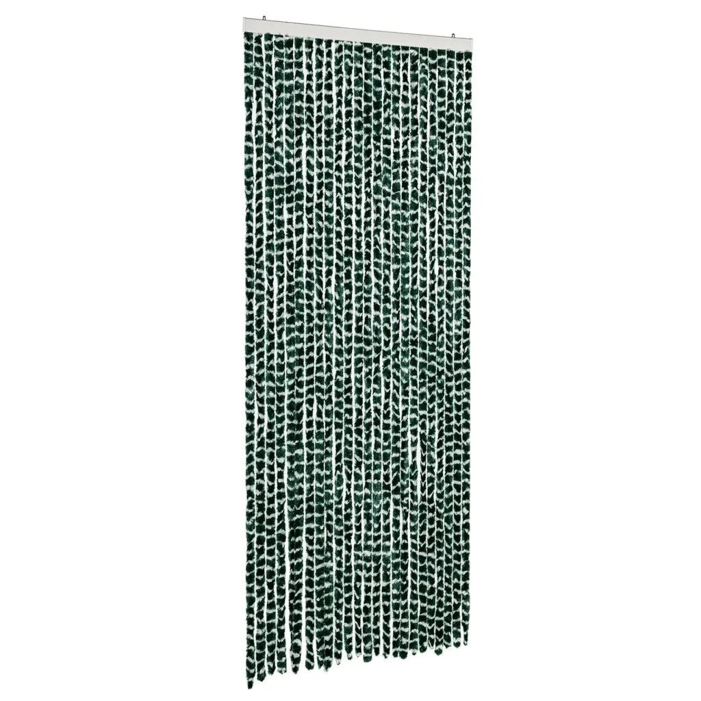 Tenda Antimosche Verde e Bianca 100x230 cm in Ciniglia CFW2224115