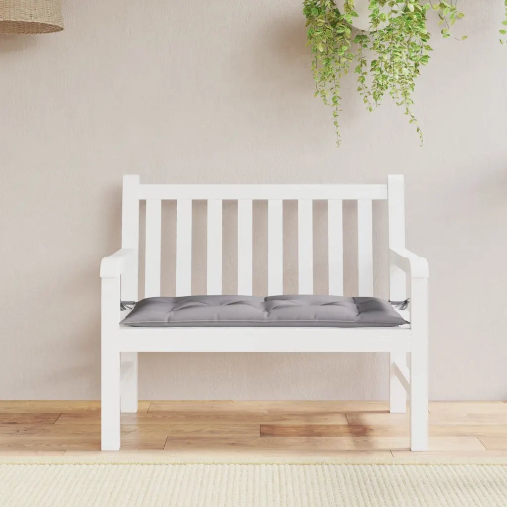 Cuscino per Panca | Cuscini per sedie Grigio 110x50x7 cm in Tessuto Oxford