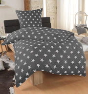 Tessuto per letto Microvezel - Coperta per letto e cuscini - Migliora il comfort del sonno - Senza allergeni e strofinabile - 135x200 cm - Grigio Taupe Argento