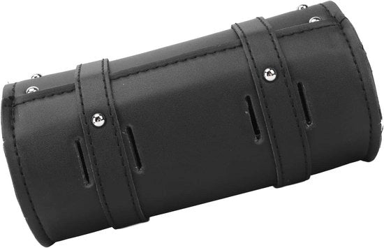 Cassetto per strumenti da montare sul volante - 1 pezzo, Nero, Impermeabile - Borselli in pelle PU con chiusura a cinturino