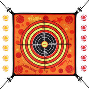 Accessorio per Trampolino Trampolino Dartbord Giochi per Bambini - Set di Giochi con Palle Adesive - Divertimento Interno/Esterno - Adatto per Trampolino da 8/10/12/14ft - 60cm