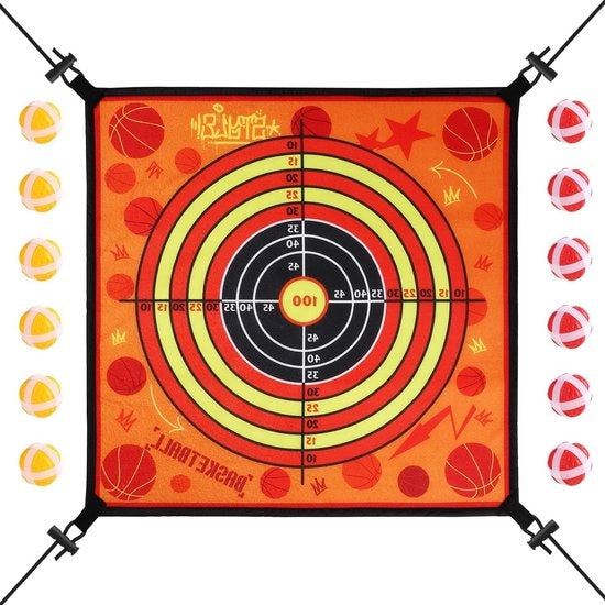 Accessorio per Trampolino Trampolino Dartbord Giochi per Bambini - Set di Giochi con Palle Adesive - Divertimento Interno/Esterno - Adatto per Trampolino da 8/10/12/14ft - 60cm