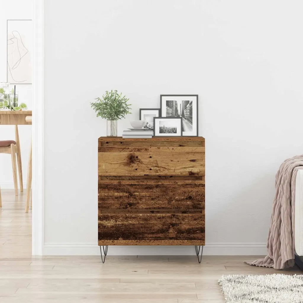 Credenza | Madia | Buffet da pranzo | Armadio da pranzo Legno vecchio 60 x 35 x 70 cm Legno multistrato