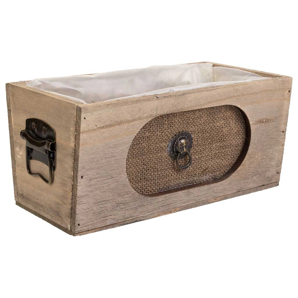 Cassetto in legno marrone 25x13x12h