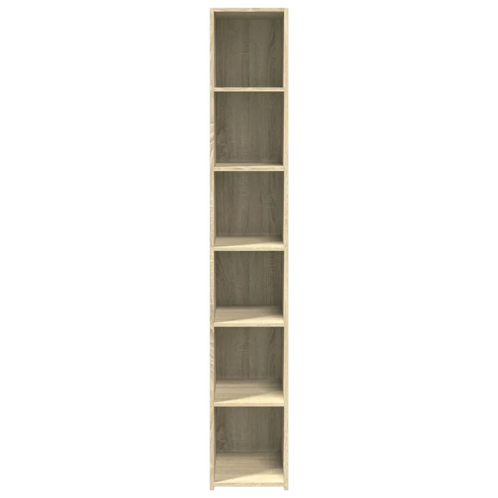 Credenza cassettiera cassettiera mobile contenitore organizer cucina soggiorno soggiorno alto Sonoma 30 x 41 x 185 cm derivati ​​del legno marrone 02_0033937