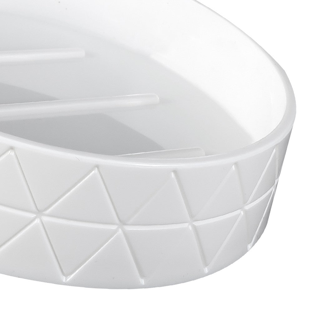 Portasapone serie bridge bianco