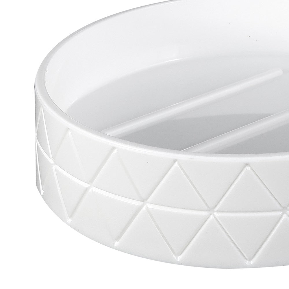 Portasapone serie bridge bianco