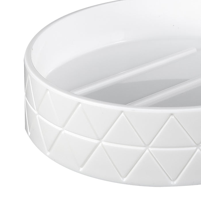 Portasapone serie bridge bianco