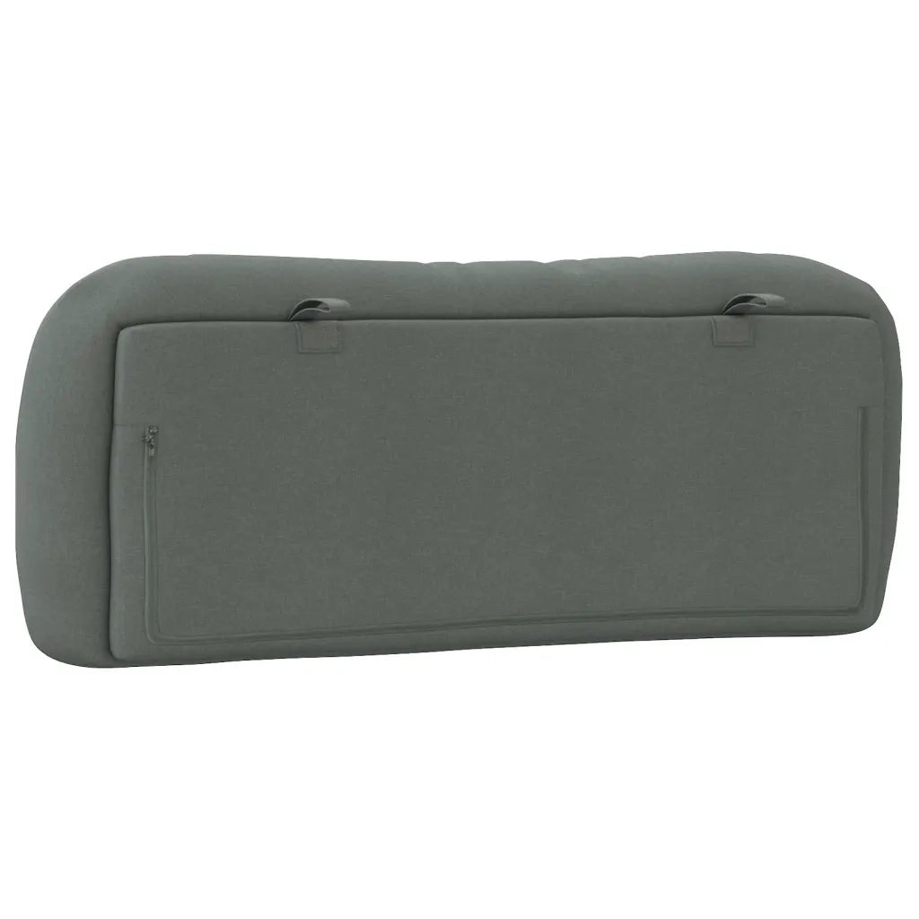 Cuscino testiera Hvar Grigio Scuro 100 cm in Tessuto 3207717