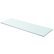 Mensola in Vetro Trasparente 90x30 cm cod mxl 54268