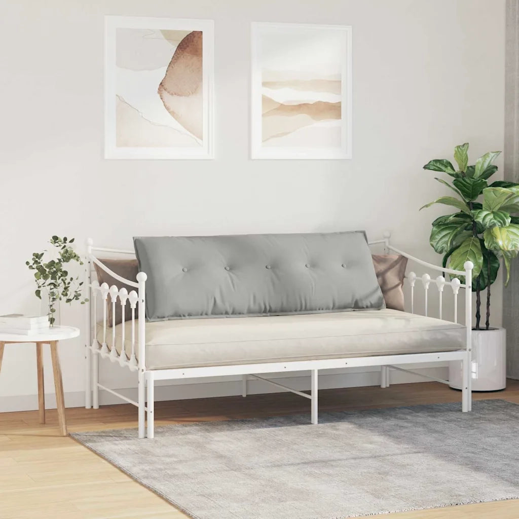 Cuscino per Schiena | Cuscino dorsale Grigio chiaro 140 x 50 cm