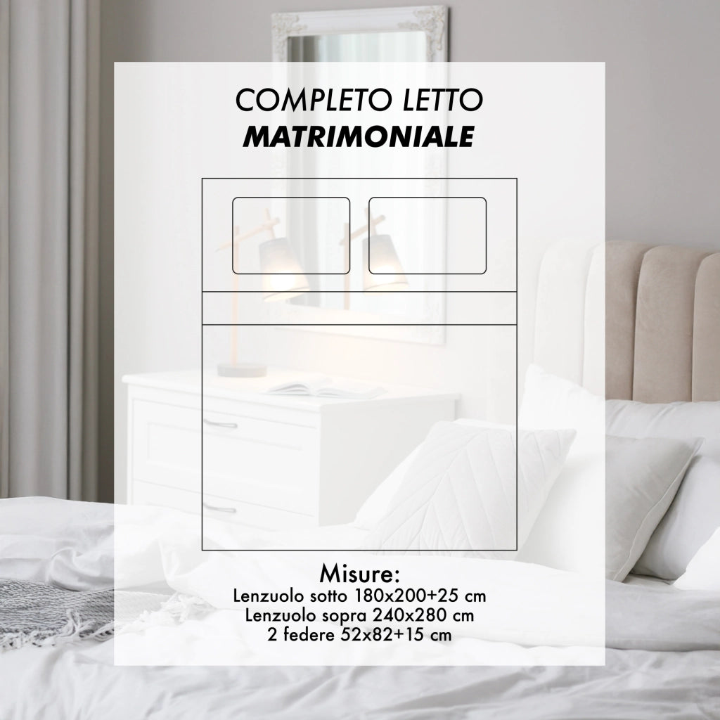 Completo Lenzuola Matrimoniale In Cotone Lenzuolo Sotto Sopra 2 Federe Certificato Oekotex Parure Letto Disegni Moderni Biancheria Di Alta Qualità FelceGrigio