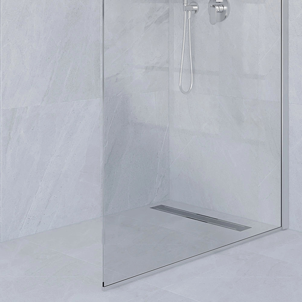 Doccia Walk-In 150 cm cristallo trasparente 6 mm H 200 cm Klug