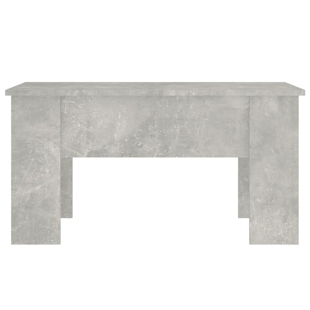 Tavolino da Salotto Grigio Cemento 79x49x41cm Legno Multistrato cod mxl 18056