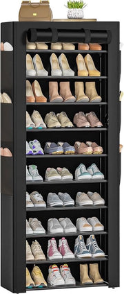 Sistema di Organizzazione per Scarpe con 5 Livelli - Risparmio di Spazio per Organizzare le Scarpe - Adatto per 20-25 Pair