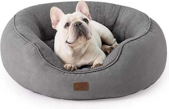 Letto per Gatti 76 x 61 x 20 cm - Con Cuscino Interno Bidirezionale - Posto di Riposo Comodo per Gatti o Piccoli Cani - Grigio