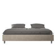 Letto Matrimoniale Extra Large Sommier 200x200 cm Senza Rete Azelia Sabbia