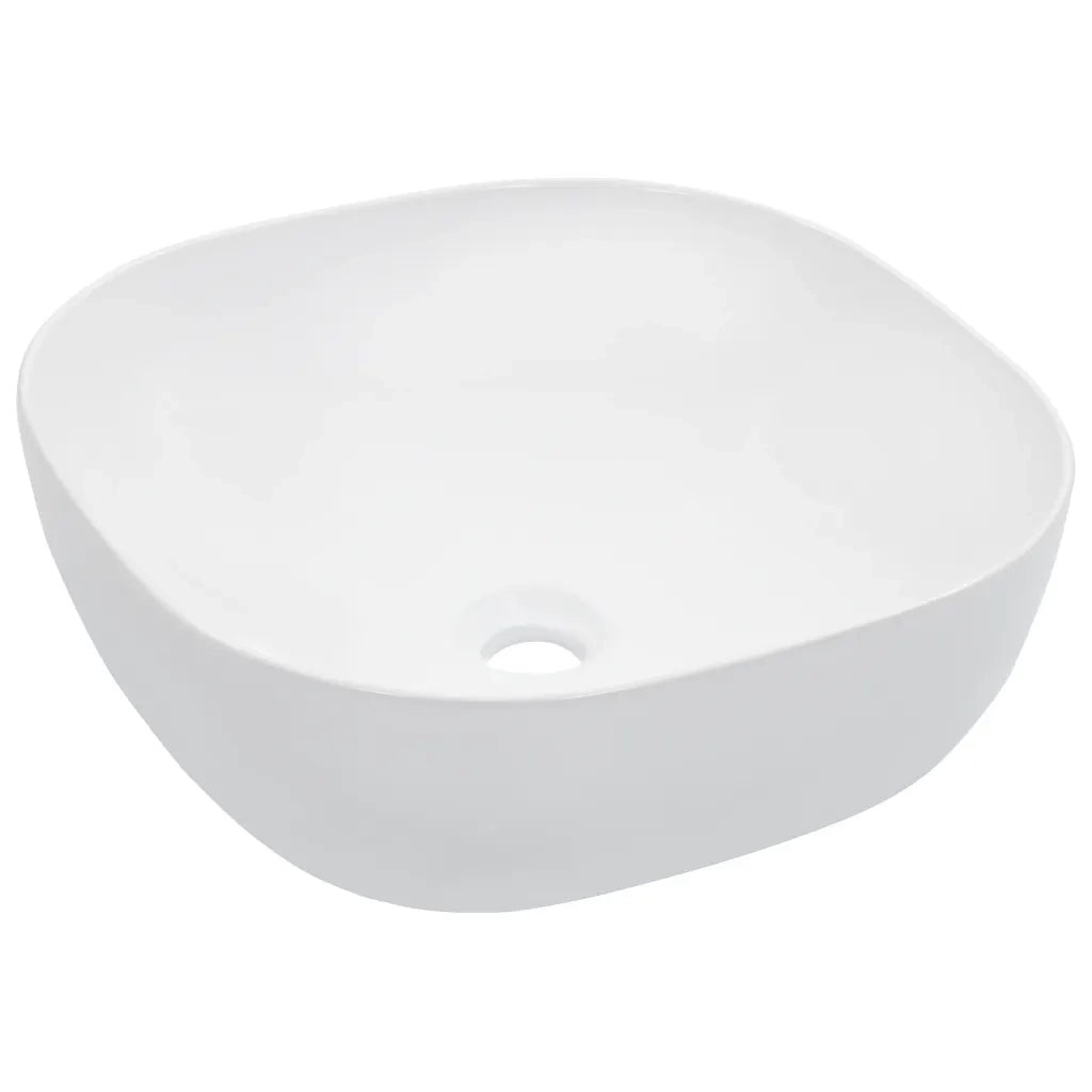 Lavandino 42,5x42,5x14,5 cm in Ceramica Bianco cod mxl 45838