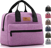 Tas di isolamento per cibo, grande capacità, impermeabile, portatile, adatto a 25 lattine di bibita fresca, ideale per donne e uomini, studenti, pranzo, ufficio, picnic, campeggio, spiaggia, barbecue e vacanza, colore blu.