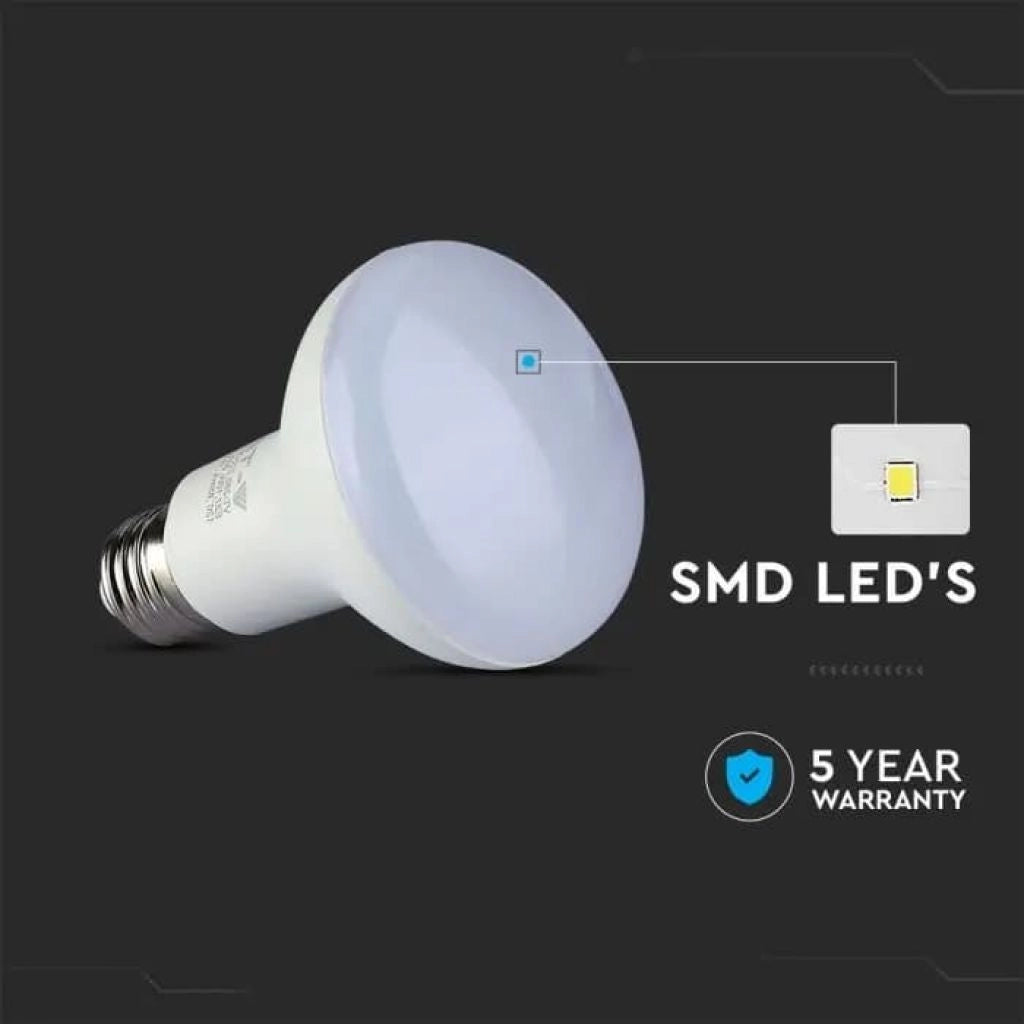 Lampada LED E27 R80 Riflettore 9W=95W 220V Bianco Freddo 6000K SKU-21137