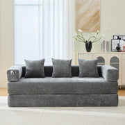 Divano angolare 4 posti - Xylo - Con chaise longue, braccioli larghi, modulare