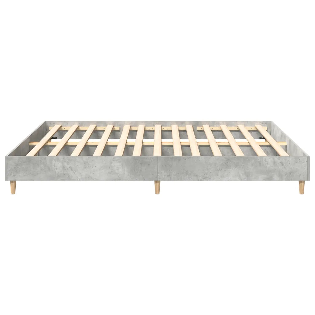 Giroletto senza Materasso Grigio Cemento 180x200 cm Truciolato 3329024