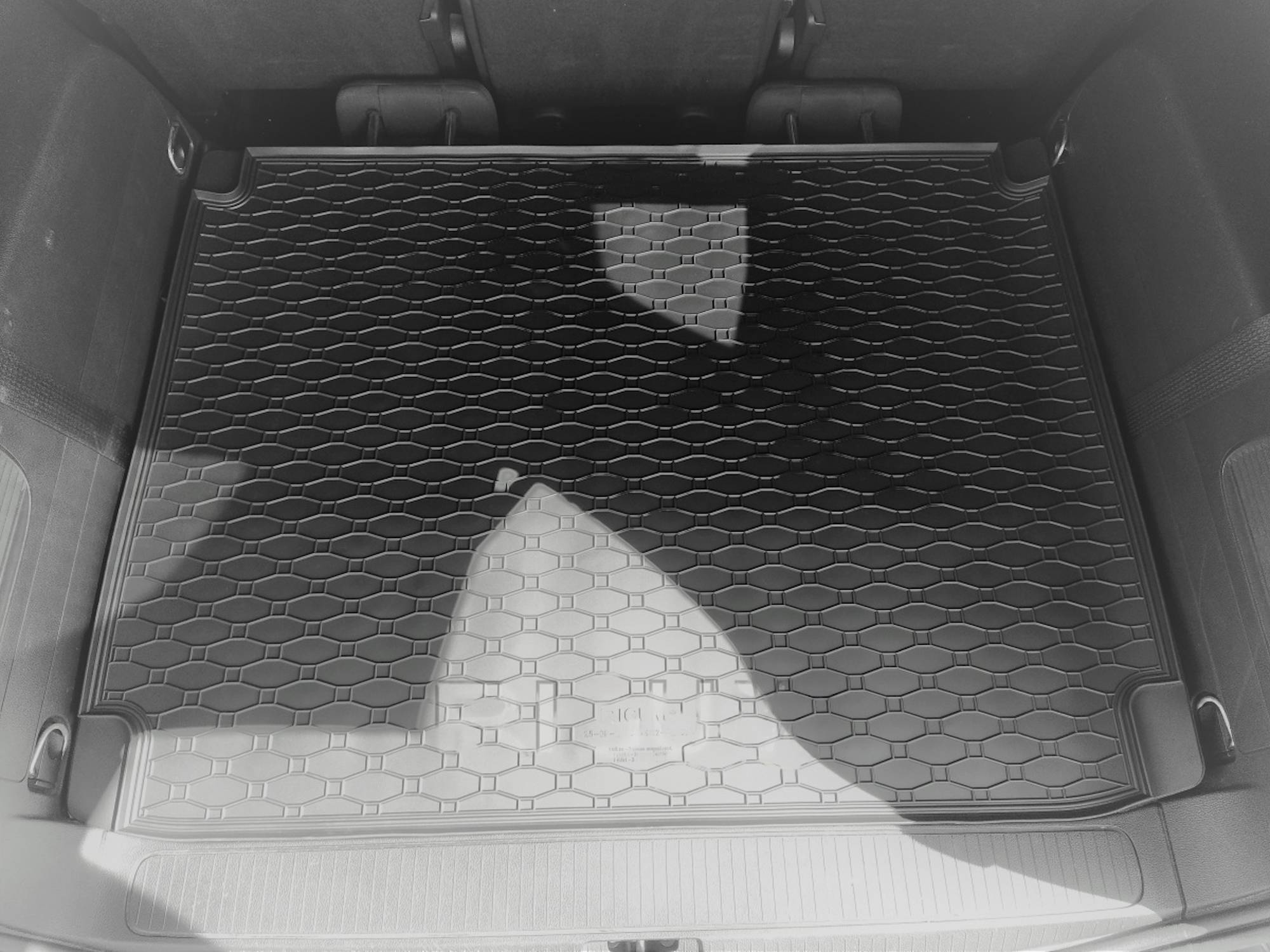 149B-425093 - Tappeto gomma baule - Opel Zafira C Tourer dal 2012-, Terza fila di sedili abbassata