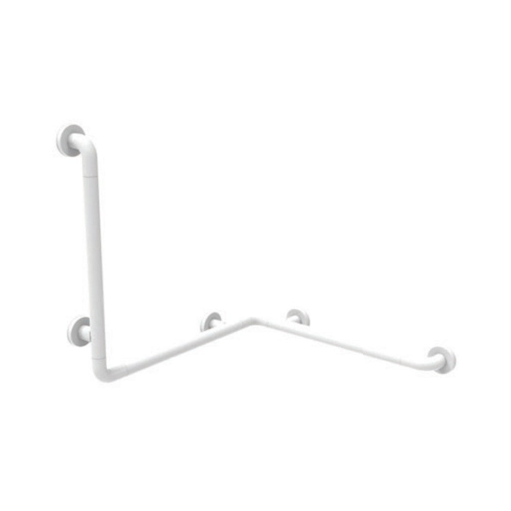 Angolare di sicurezza sx-dx 70x70x80h alluminio bianco