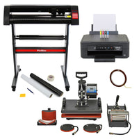 Bundle creativo PixMax con pressa a caldo 5 in 1 e plotter vinile 720mm