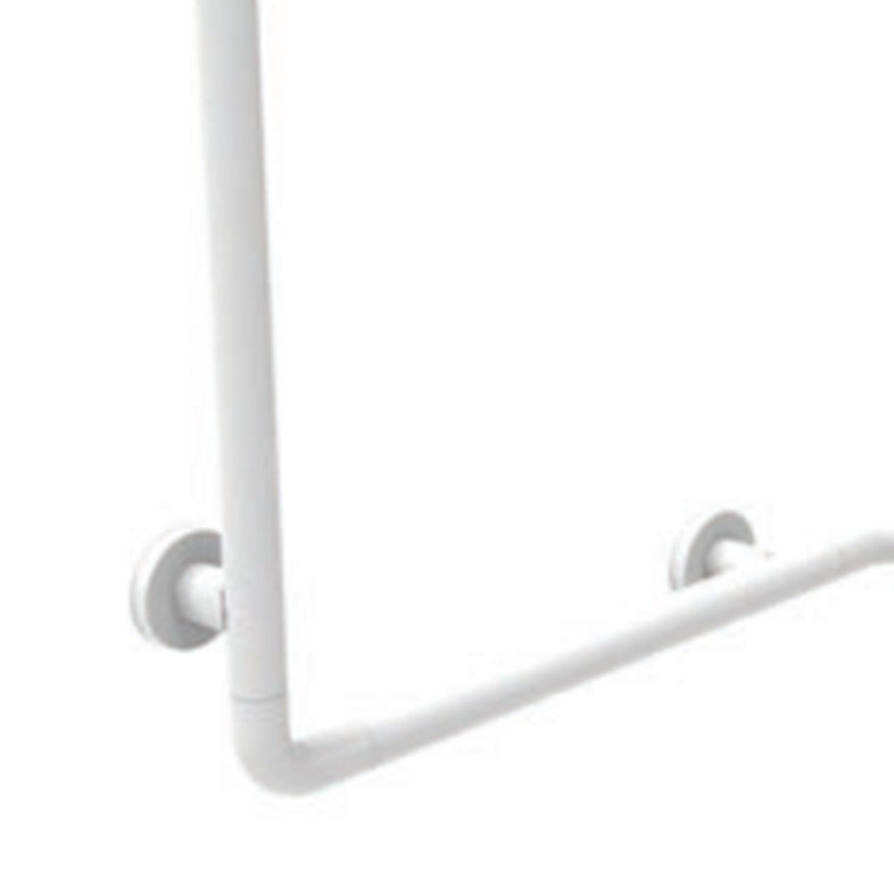 Angolare di sicurezza sx-dx 70x70x80h alluminio bianco