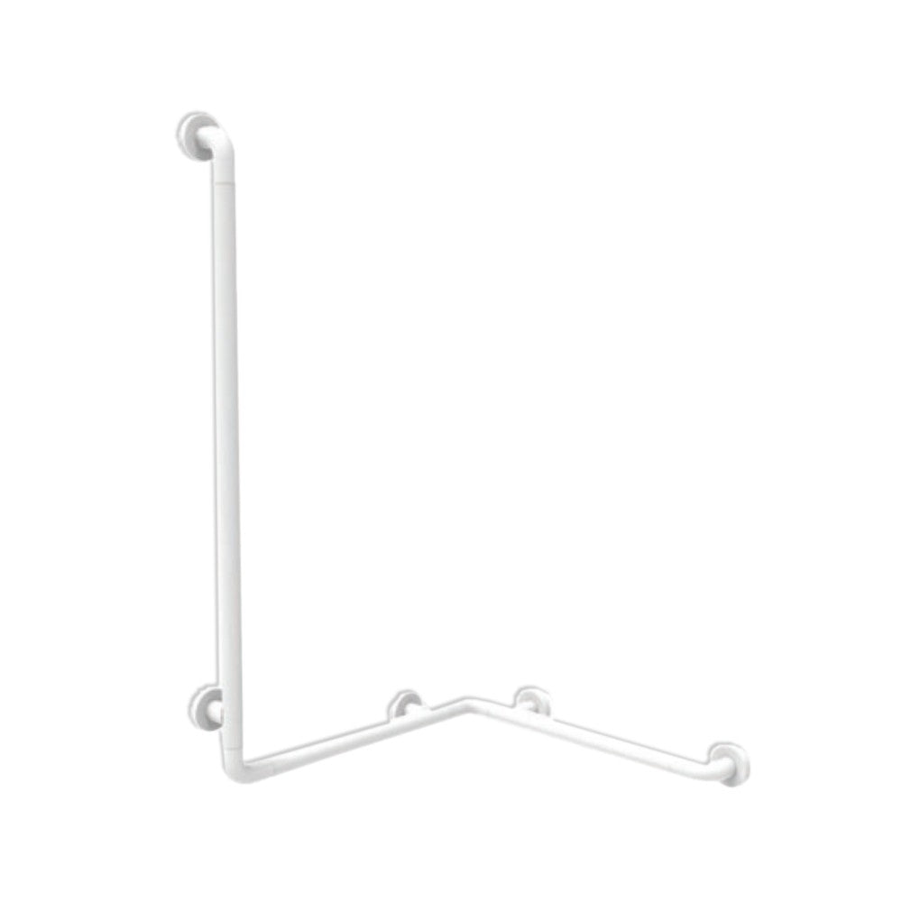 Angolare di sicurezza sx-dx 70x70x110h alluminio bianco