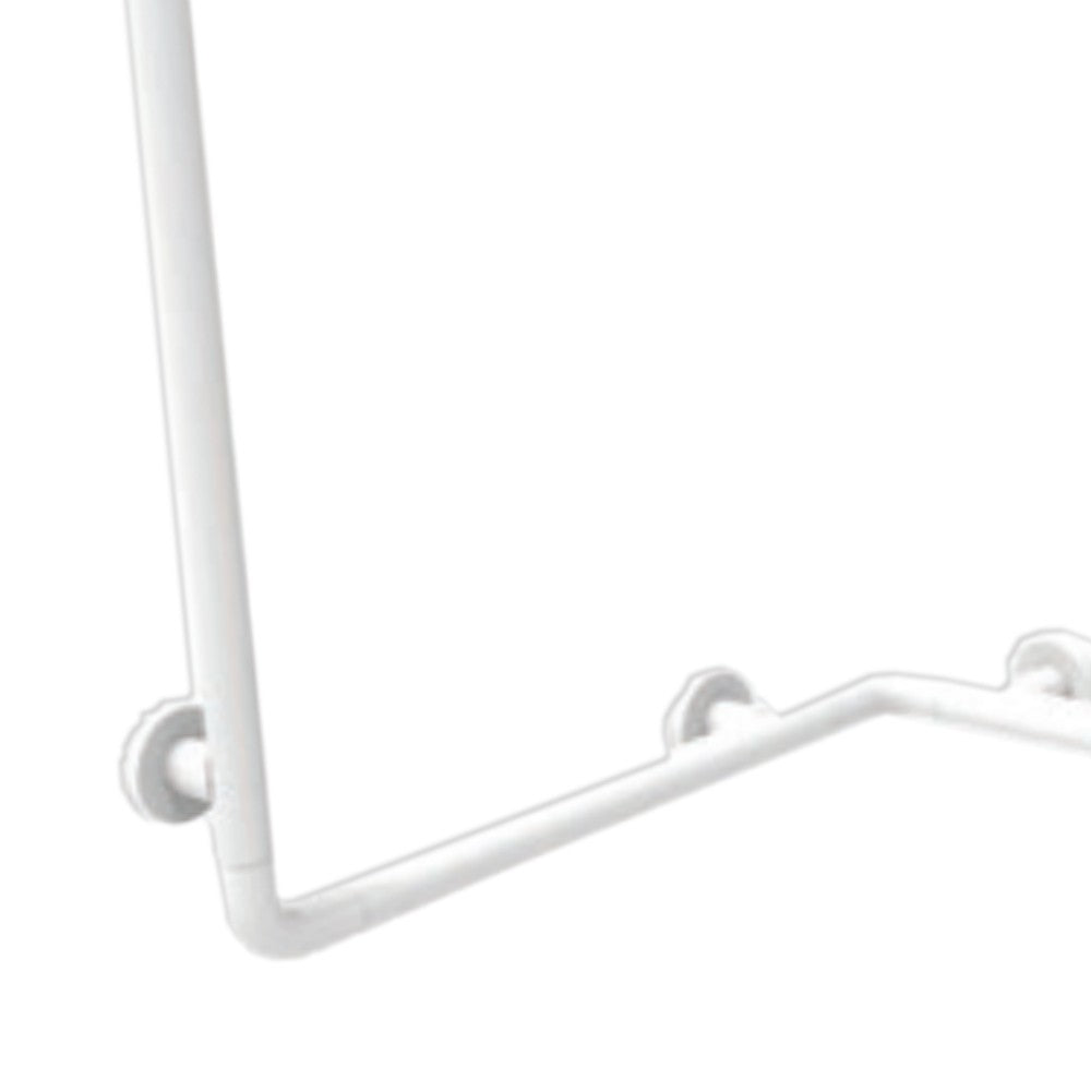 Angolare di sicurezza sx-dx 70x70x110h alluminio bianco