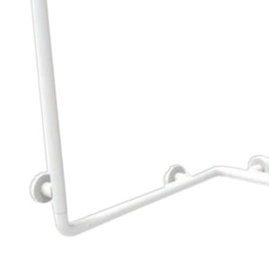 Angolare di sicurezza sx-dx 70x70x110h alluminio bianco