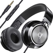 Cuffia On-Ear Op-Pieghevole con Isolamento Acustico, Microfono e Regolazione del Volume, Stereo per Computer, Laptop e Smartphone