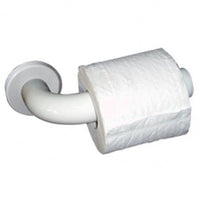 Portarotolo singolo in alluminio bianco