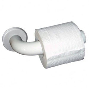 Portarotolo singolo in alluminio bianco