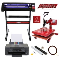 Bundle creativo PixMax con pressa a caldo swing 38cm e plotter vinile 720mm