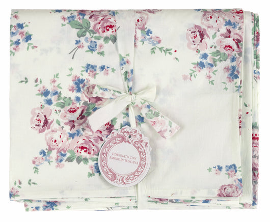 Copritutto Copriletto Copridivano Shabby Chic Tovaglia Elegante Blanc Mariclo