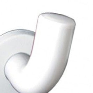 Appendiabiti singolo in allumionio bianco