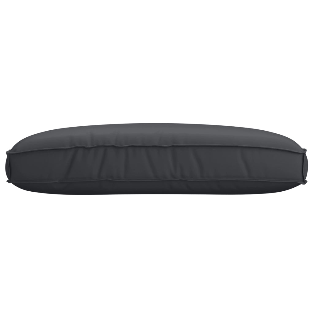 Cuscino per Pallet per seduta Nero 120x80x12 cm in tessuto Oxford