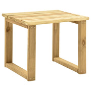 Tavolo per Lettino Prendisole 30x30x26 cm in Pino Impregnato cod mxl 43426