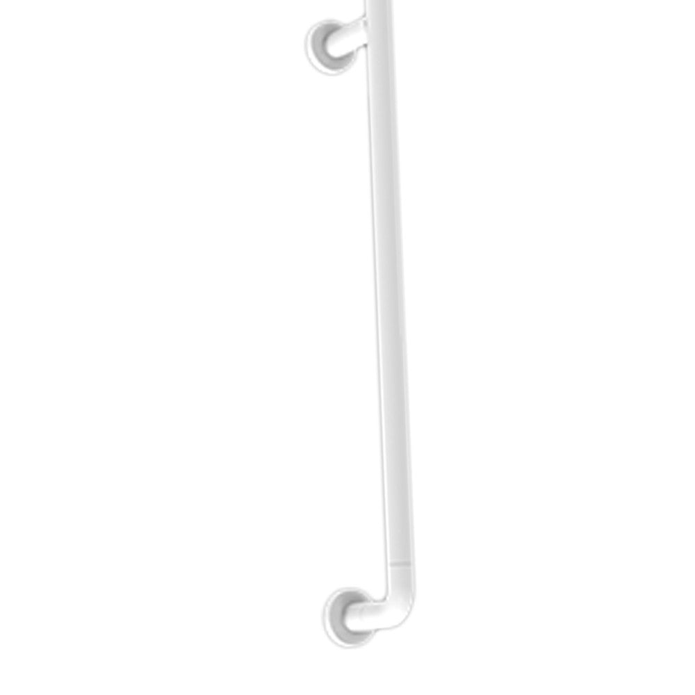 Corrimano verticale cm160 d35 in alluminio bianco