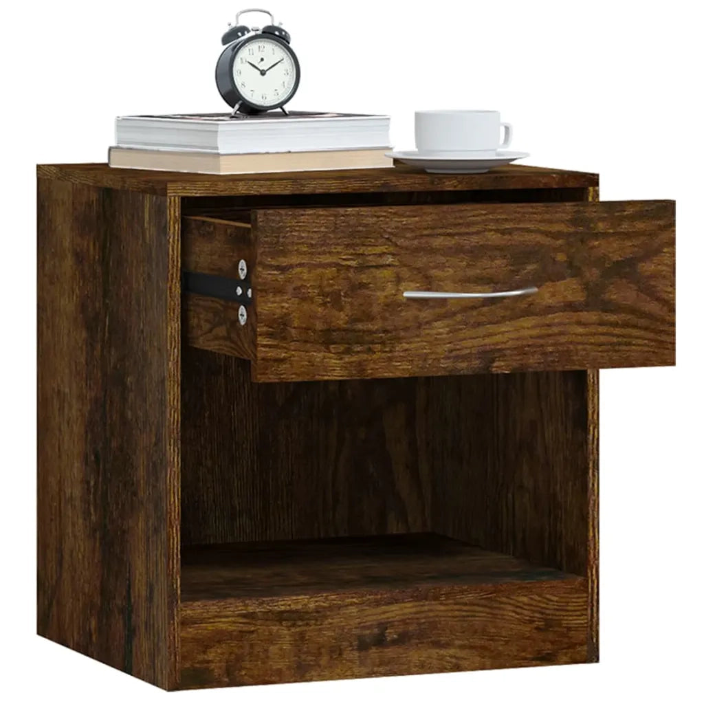 Comodini 2pz con Cassetto Rovere Fumo cod mxl 30352