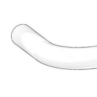 Curva terminale cm43 in acciaio rivestito in nylon bianco