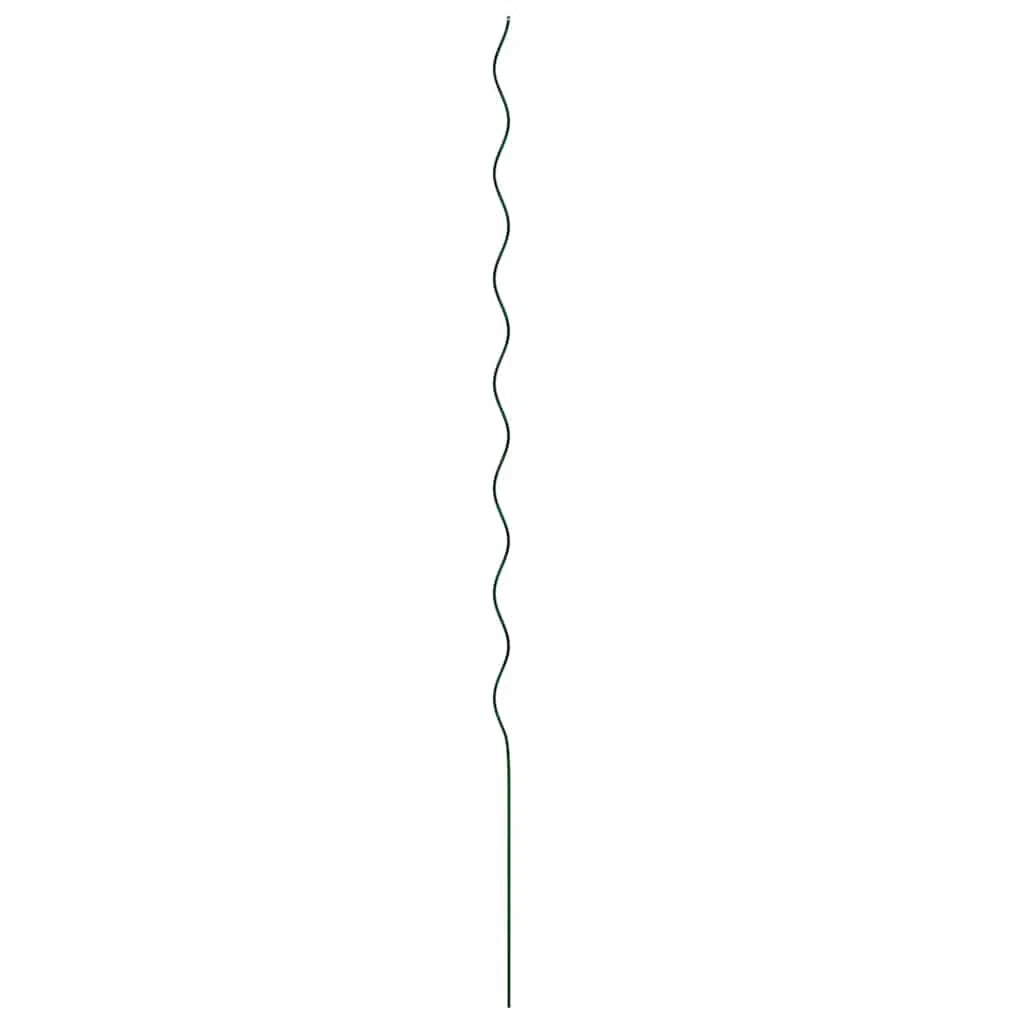 Confezione da 50 supporti a spirale per piante da giardino 110 x 0,6 x 0,6 cm acciaio verde 02_0058231