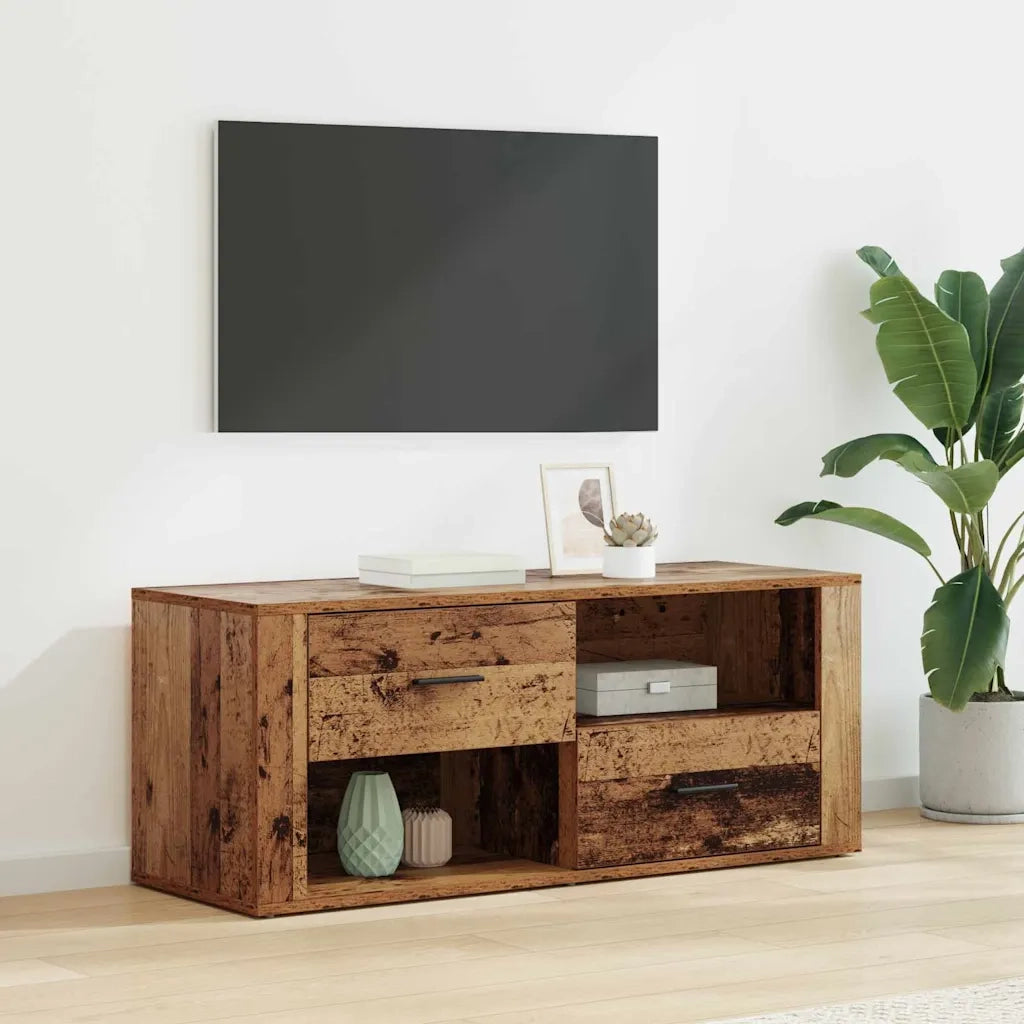 Mobile TV-Credenza per TV-Console TV Legno vecchio 100 x 35 x 40 cm Legno multistrato 888819