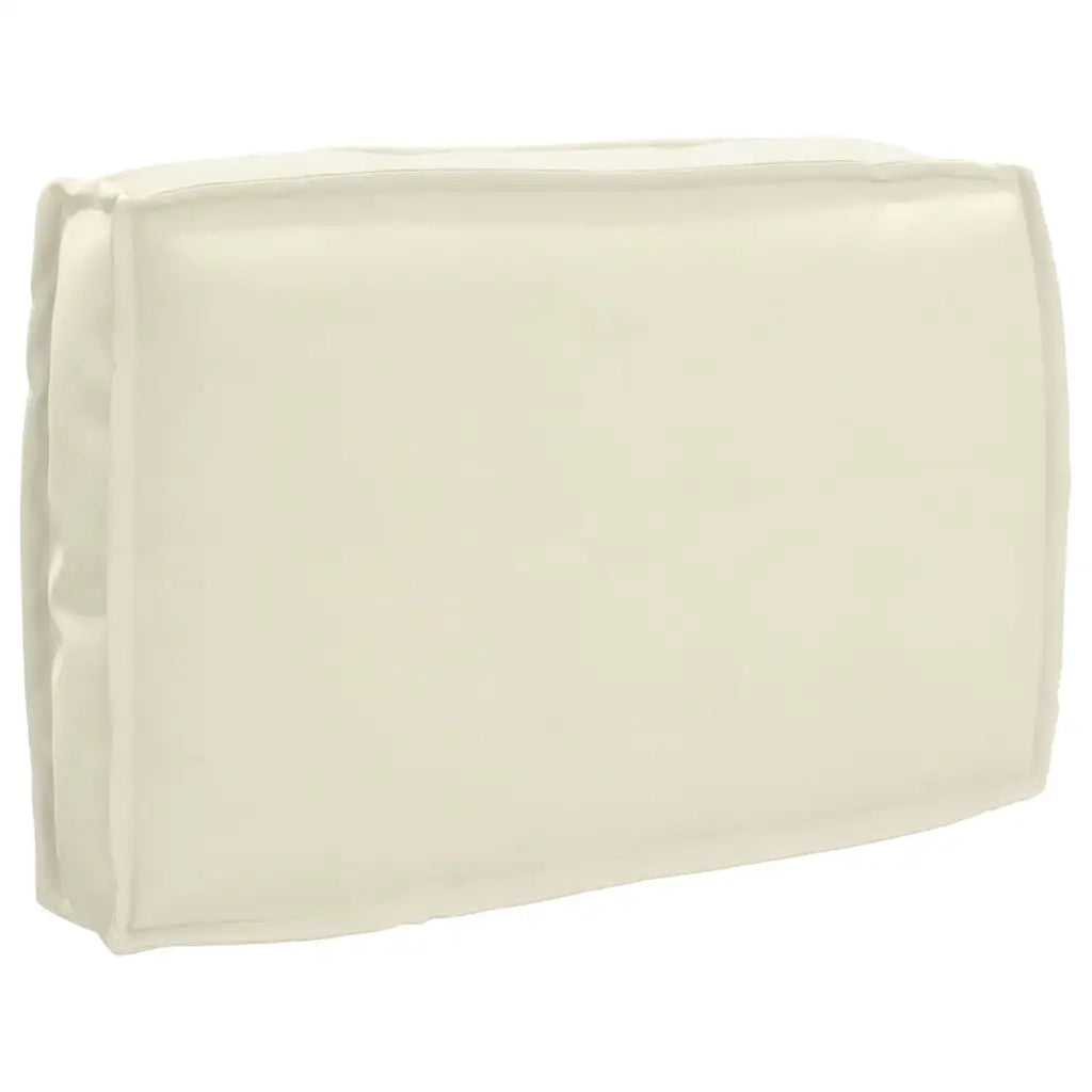 vidaXL Set di Cuscini per Pallet 3 pcs Crema 120 x 50 x 12 cm